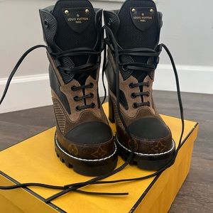 Louis Vuitton booties.